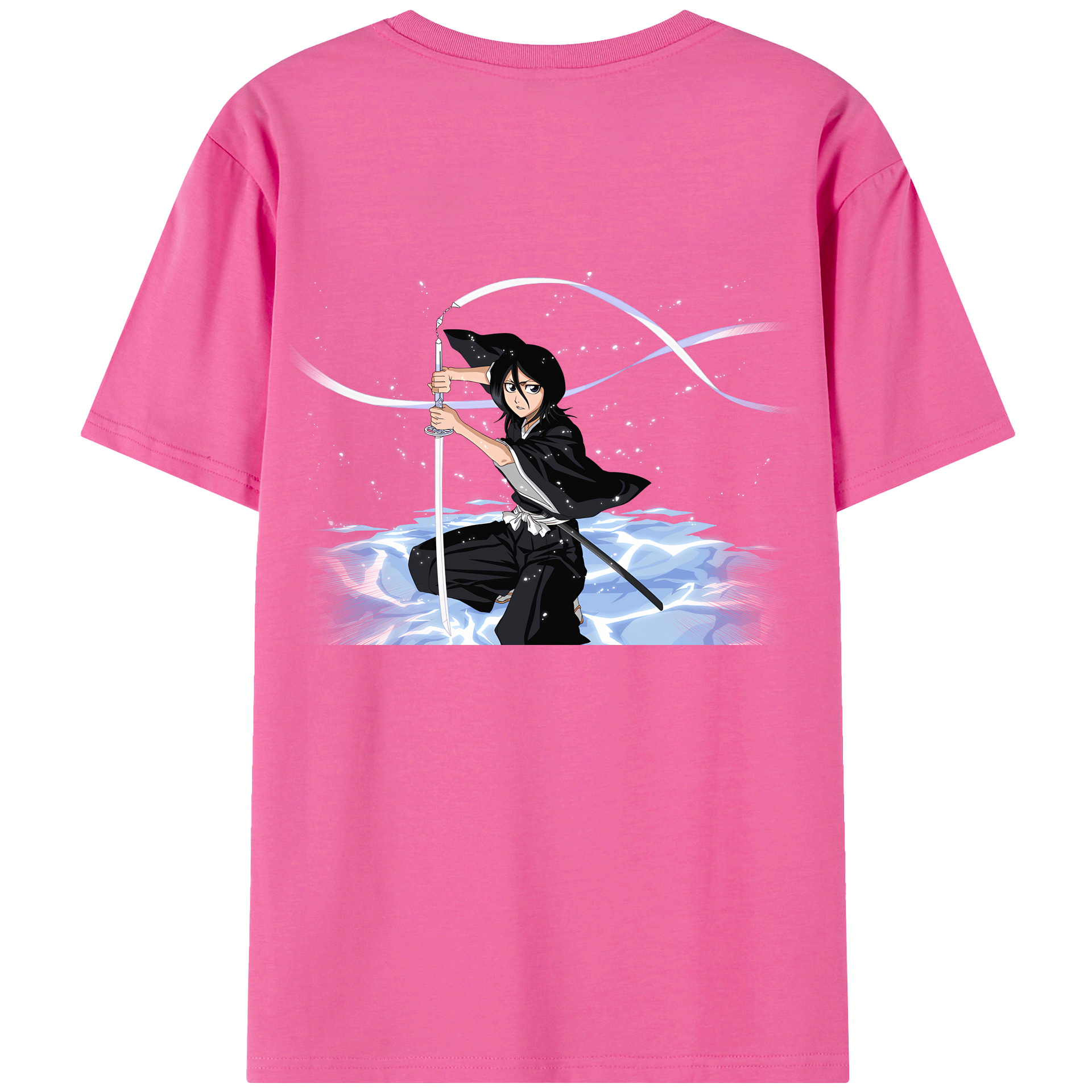 （画像用） ブリーチ 朽木ルキア BLEACH Kuchiki Rukia レディース半袖Tシャツ(バックプリント)
